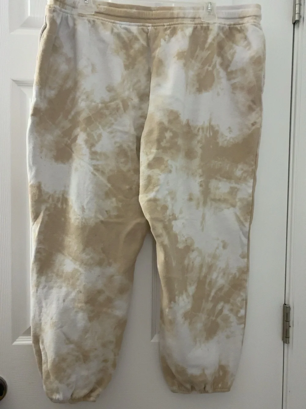 Peace Love World- Cream Tie Dye Jogger set